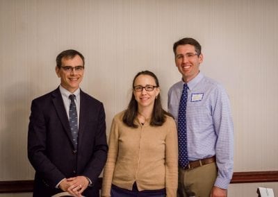 Drs. David Kaminsky, MD, Kelly Cowan, MD, and Keith Robinson, MD from the University of Vermont Medical Center.